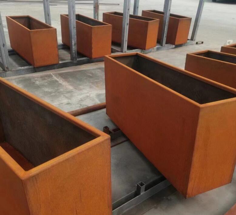 双湖耐候钢花箱